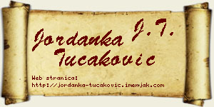 Jordanka Tucaković vizit kartica